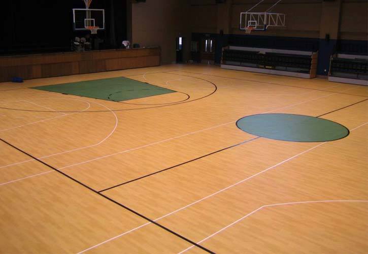 籃球館木地板施工方法